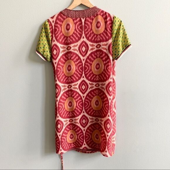 Scotch & Soda Pattern Block Belted Kimono Dress - Picture 11 of 14